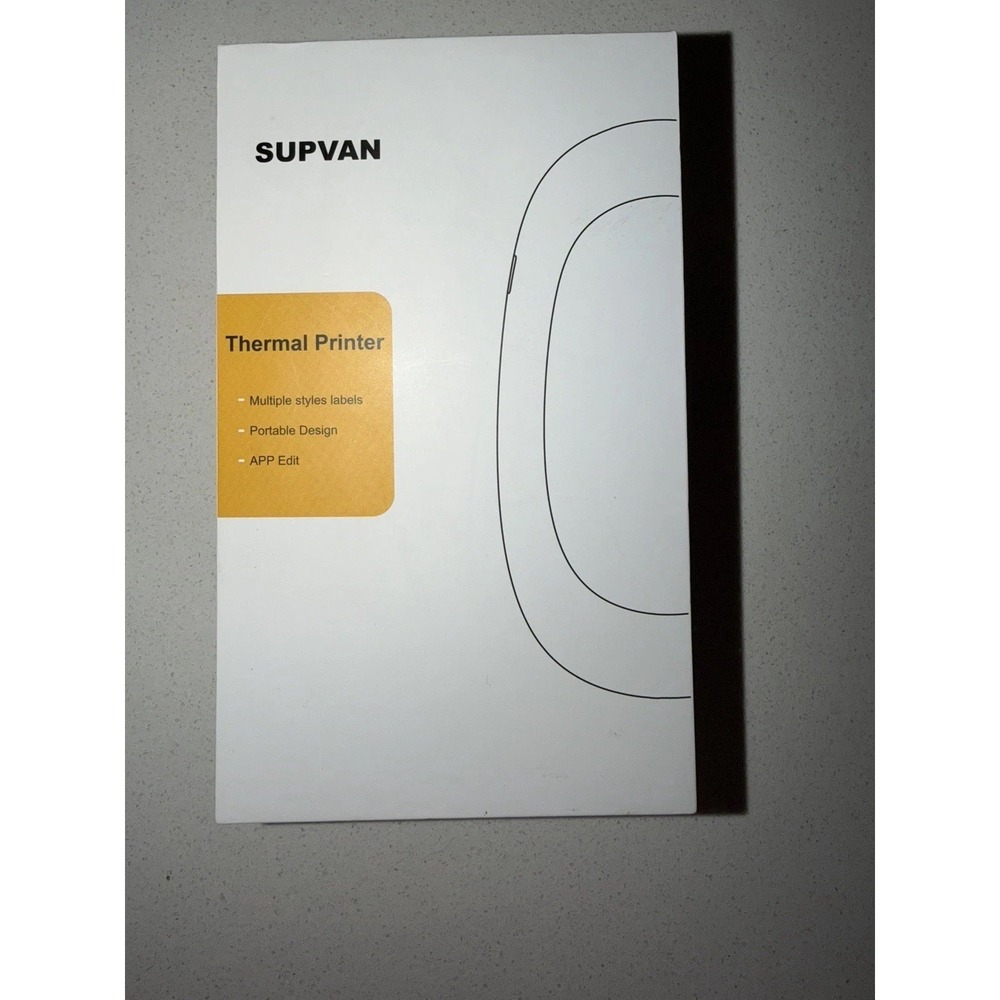 SUPVAN E10 Label Maker Portable Thermal Print w/Tape Wireless and Rechargeable